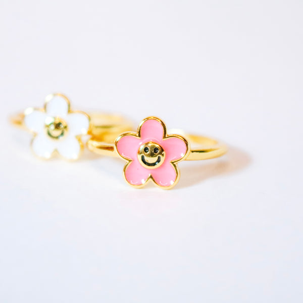 Smiley Flower Ring