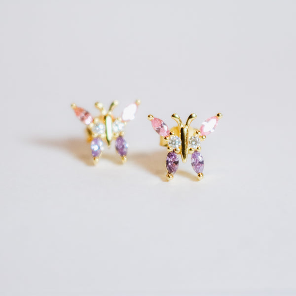 Summertime Butterfly Studs