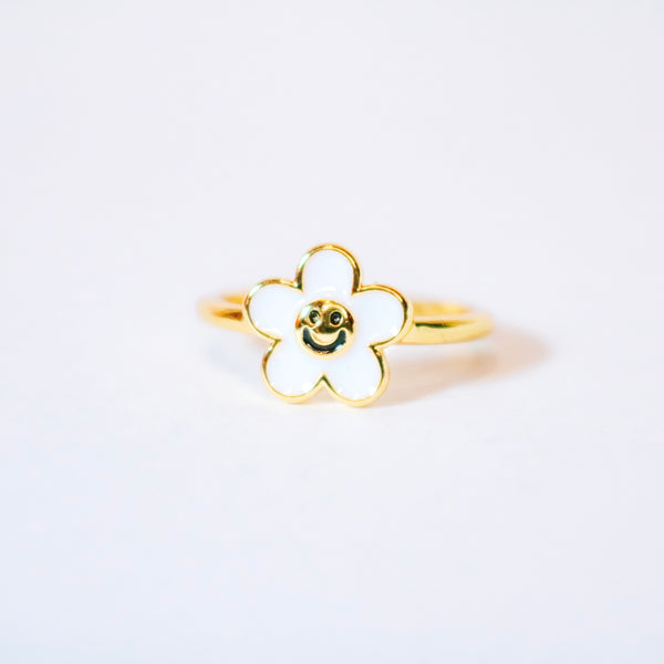 Smiley Flower Ring